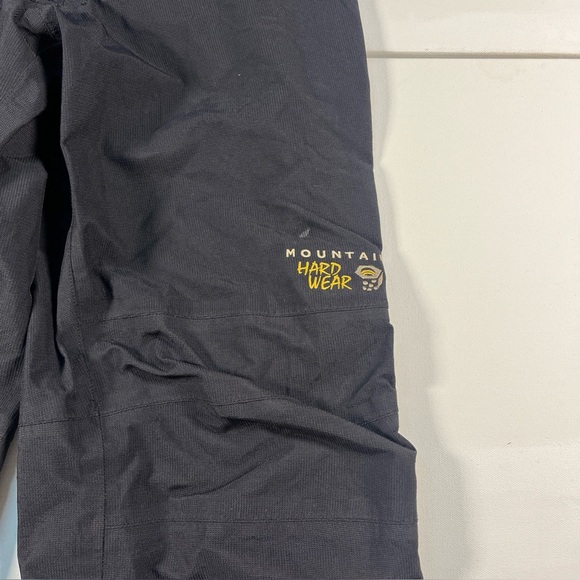 Mountain Hardwear Mens Goretex Black XCR Snowboard Ski Snow Pants Zip Belted L - Picture 4 of 15